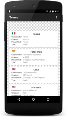 Formula Race Calendar android App screenshot 4